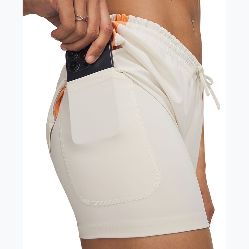Pantaloncini da corsa da donna Under Armour Velociti Pro 4" 2N1 Shorts stone/reflective 4