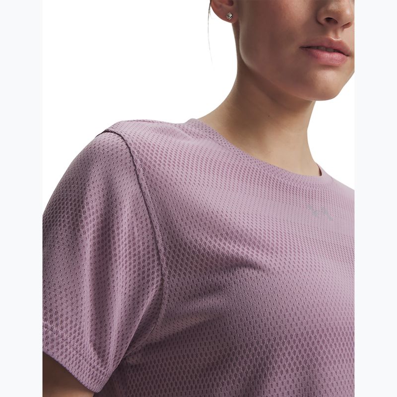 Maglia da running da donna Under Armour Velociti SS mauve pink/reflective 3