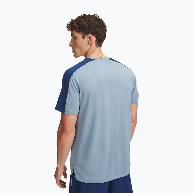 Maglia da corsa da uomo Under Armour Velociti Reflect blue wind/blackout navy/reflective 2