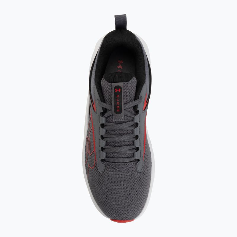 Scarpe da corsa uomo Under Armour Surge 5 castlerock/distant gray/red 5