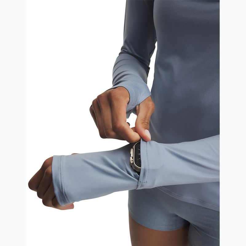 Felpa da corsa donna Under Armour Velociti Half Zip blue wind/reflective 3