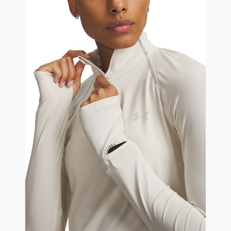 Felpa da corsa donna Under Armour Velociti Half Zip stone/reflective 3