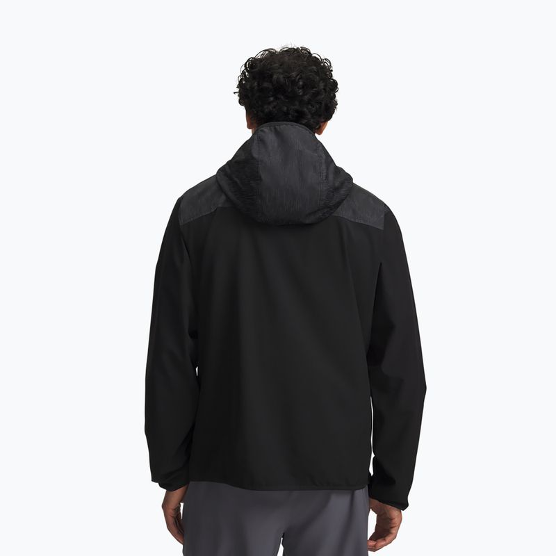 Giacca da corsa da uomo Under Armour Velociti Storm Jacket ultimate black/reflective 2