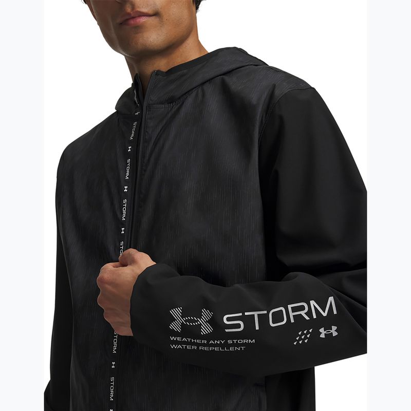 Giacca da corsa da uomo Under Armour Velociti Storm Jacket ultimate black/reflective 4