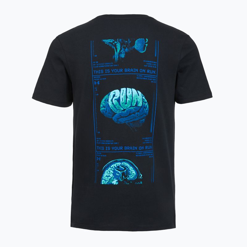 Maglia da corsa da uomo Under Armour Velociti Run Brain black/team royal 2