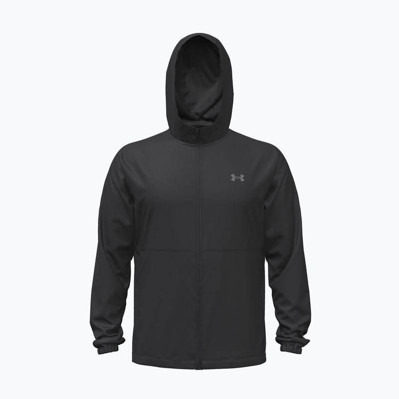 Giacca da corsa da uomo Under Armour Velociti Hooded Jacket ultimate black/reflective