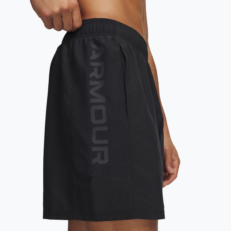 Pantaloncini da allenamento uomo Under Armour Tech Utility Shorts black/steel 4