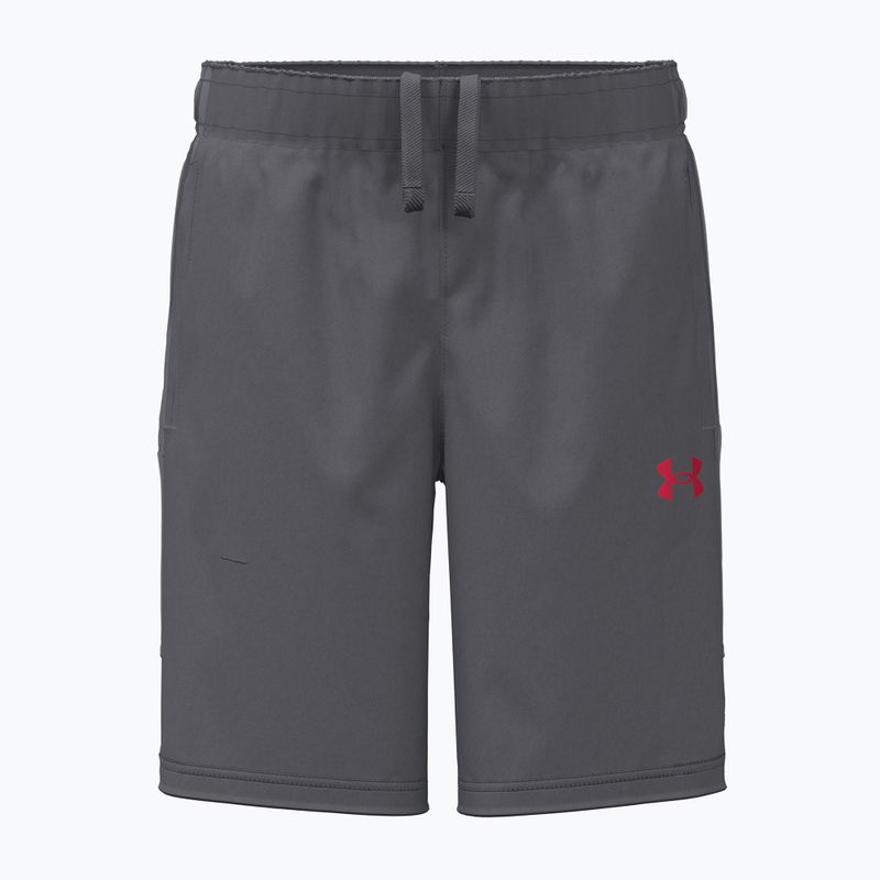 Pantaloncini bambini Under Armour Tech Utility Woven Shorts castlerock/mod gray/racer red