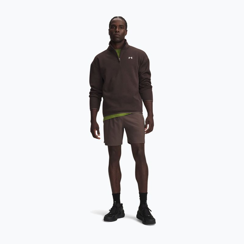 Pantaloncini da allenamento uomo Under Armour Vanish Woven 2.0 Shorts peppercorn/white 2