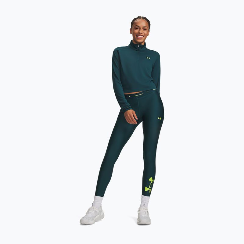 Leggings da allenamento donna Under Armour HeatGear Novelty Leggings arden green/green citrine 2