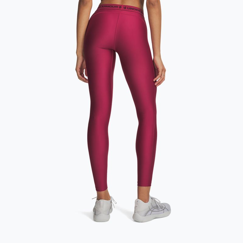 Leggings da allenamento donna Under Armour HeatGear Leggings claret/ox blood 3