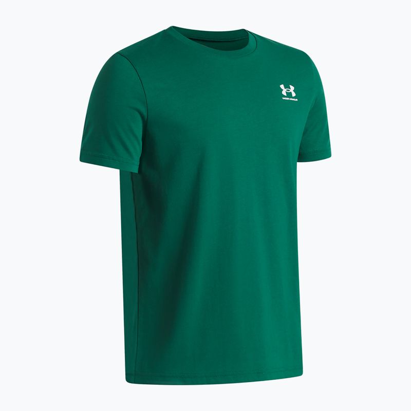 Maglietta per bambini Under Armour Sportstyle Left Chest campus ivy/white 3