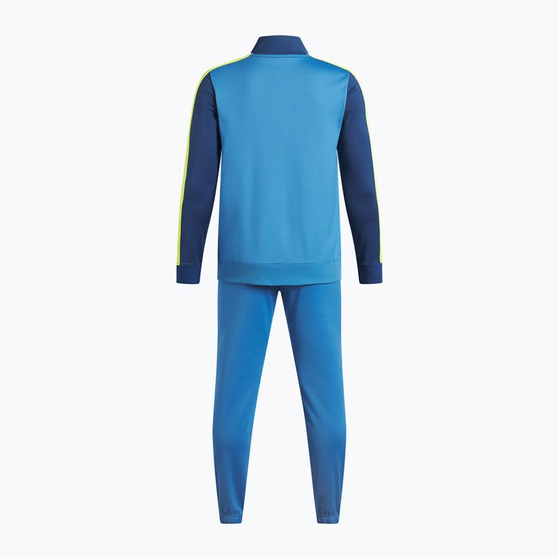 Tuta per bambini Under Armour Rival Cb Knit Track Suit aegean blue/blackout navy/white 2