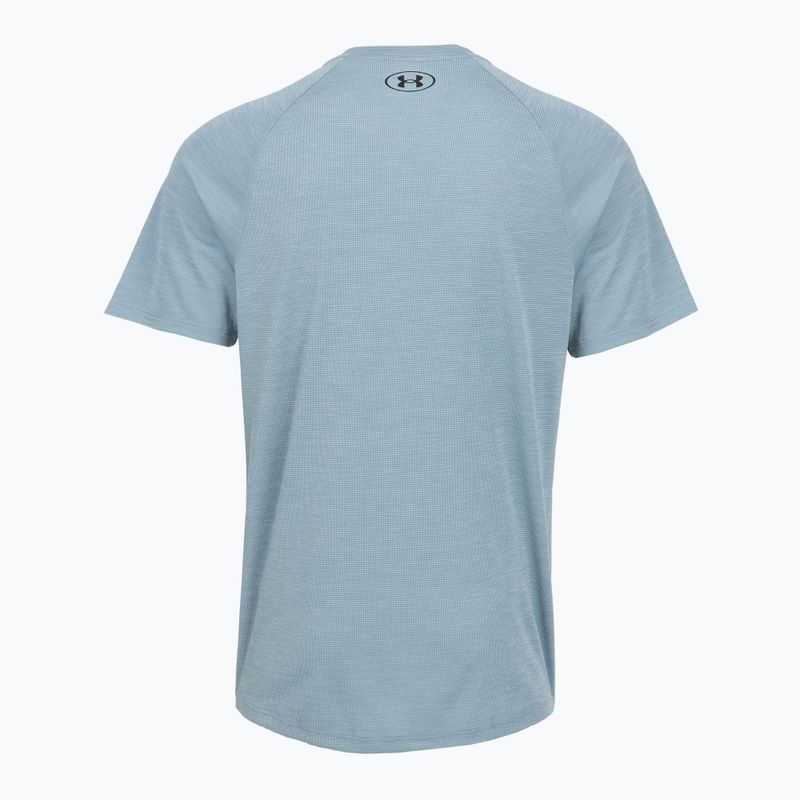Maglia training da uomo Under Armour Tech Textured blue wind/black 2
