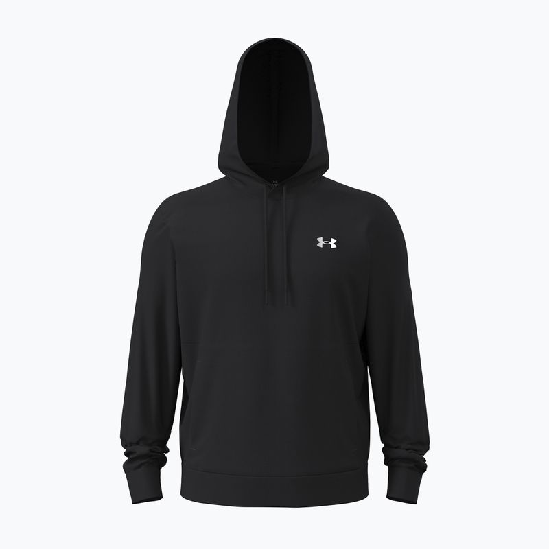Felpa da uomo Under Armour Flex Fleece Hoodie ultimate black/white