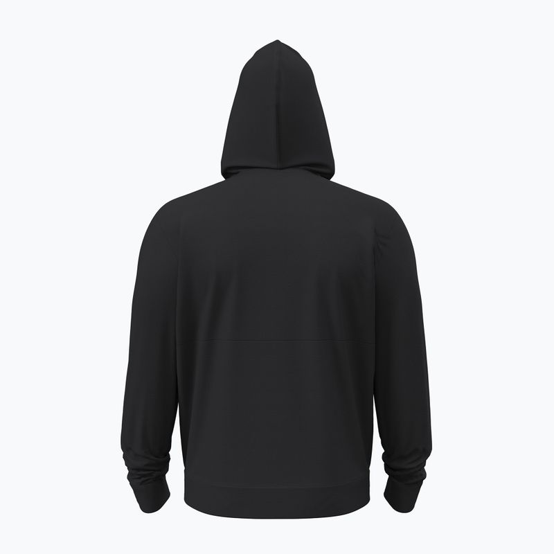 Felpa da uomo Under Armour Flex Fleece Hoodie ultimate black/white 2