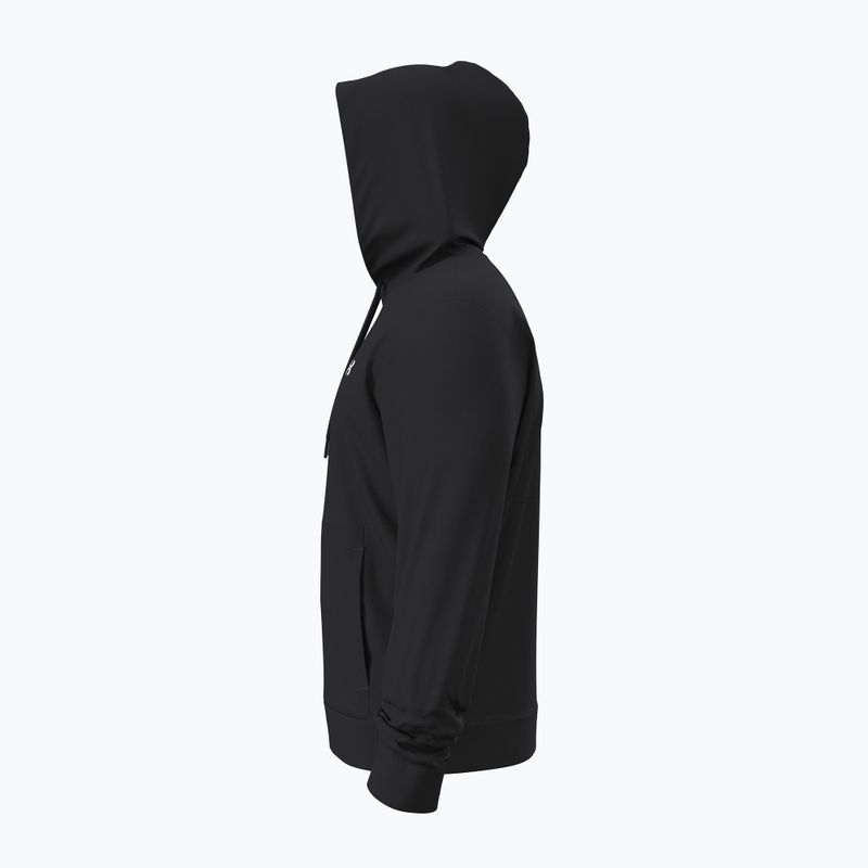 Felpa da uomo Under Armour Flex Fleece Hoodie ultimate black/white 3