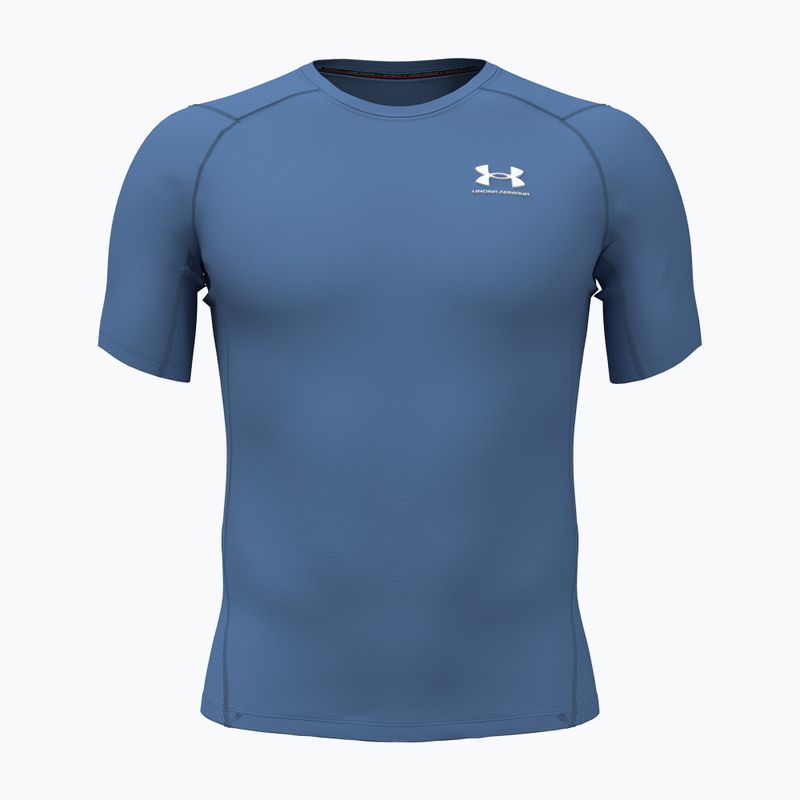 Maglia training da uomo Under Armour HG Armour Comp aegean blue/white