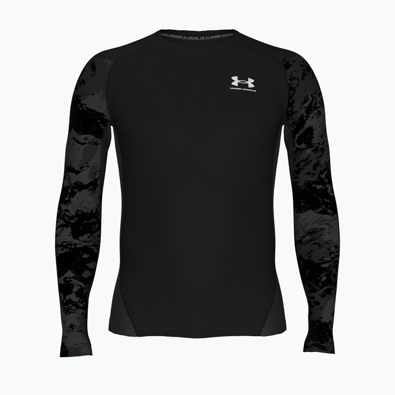 Longsleeve da allenamento da uomo Under Armour HG Armour Comp ultimate black/white