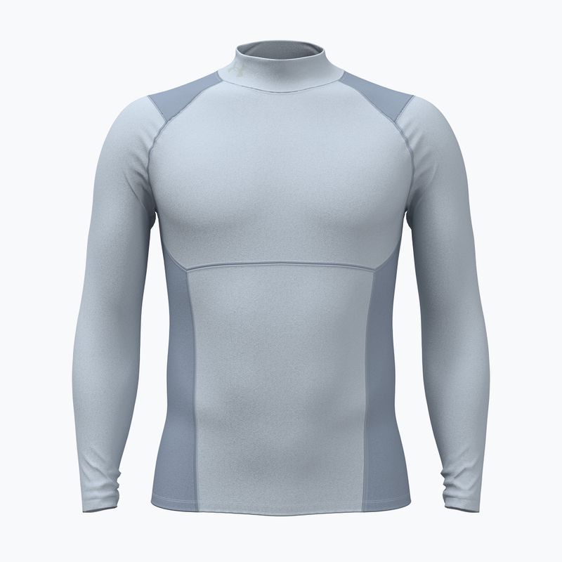 Longsleeve da allenamento da uomo Under Armour Coldgear Elite Comp Mock blue fog/blue wind/reflective