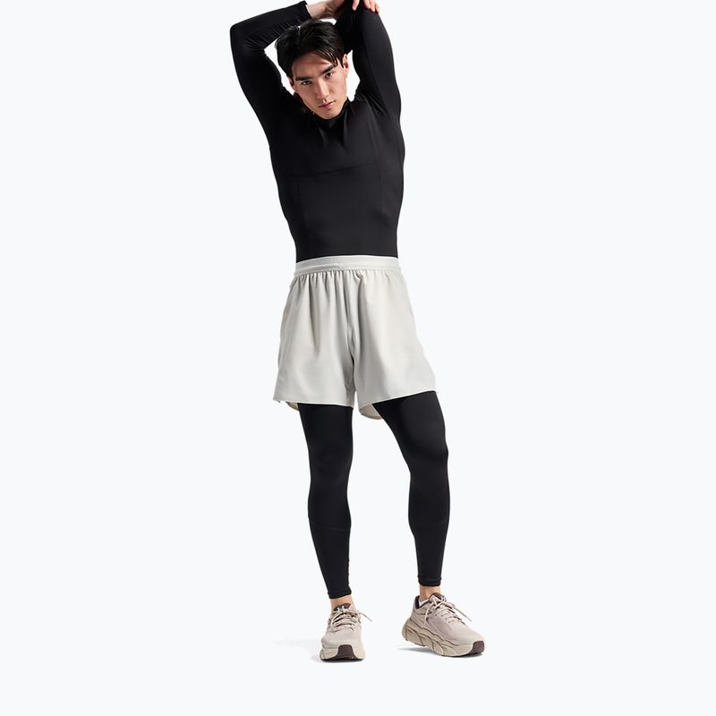 Longsleeve da allenamento da uomo Under Armour Coldgear Elite Comp Mock ultimate black/ultimate black/reflective 2