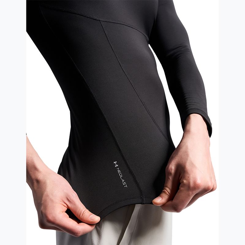 Longsleeve da allenamento da uomo Under Armour Coldgear Elite Comp Mock ultimate black/ultimate black/reflective 7