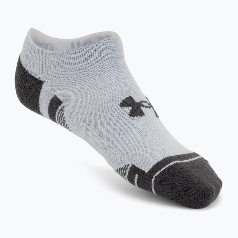 Calze Under Armour Perf Tech NS 6 pack mod gray/mod gray/jet gray 3