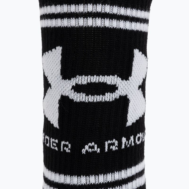 Calze Under Armour Perf Tech Nov Crew 3 pack ultimate black/ultimate black/white 3