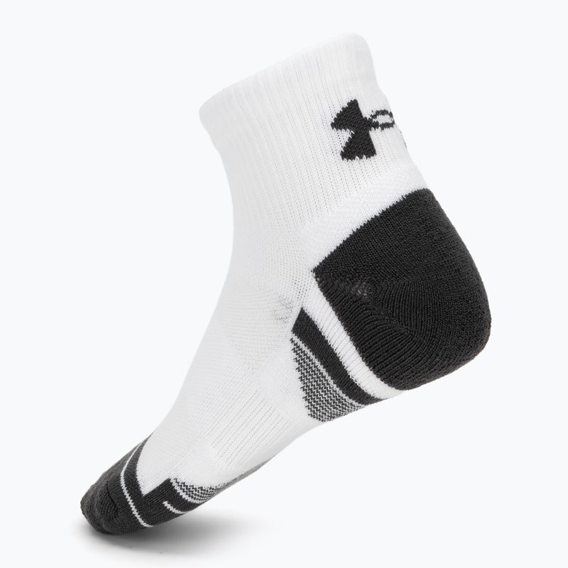 Calze Under Armour Perf Tech Qtr 3 pack white/white/jet gray 2