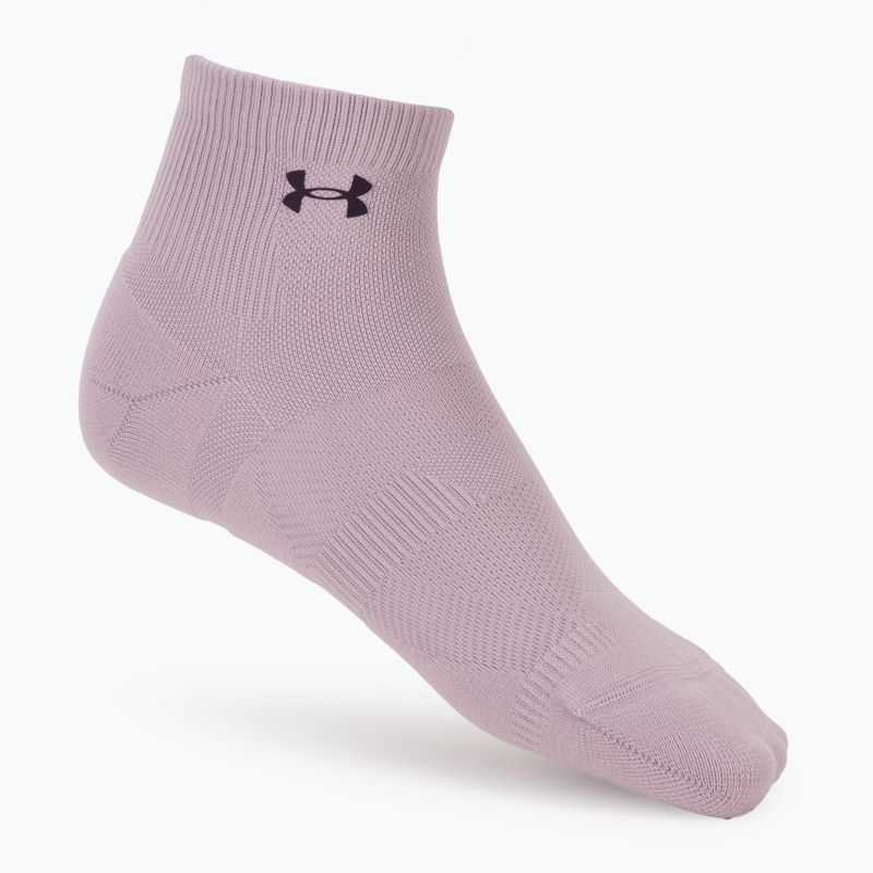 Calze da donna Under Armour Vanish 3 Pack mauve pink/titanium/purple echo 2