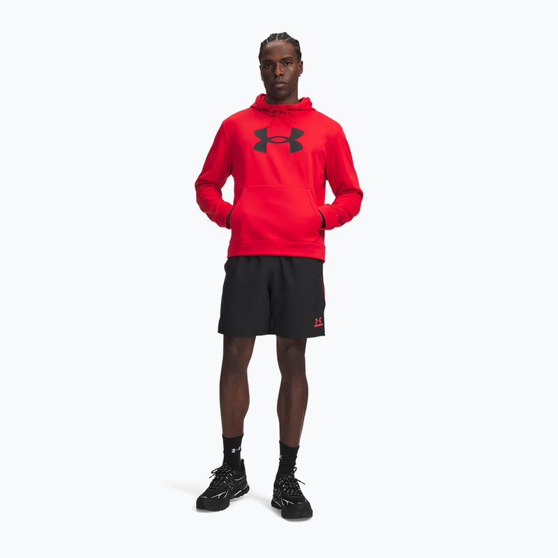 Pantaloncini da allenamento uomo Under Armour Tech Sport black/racer red/racer red 2