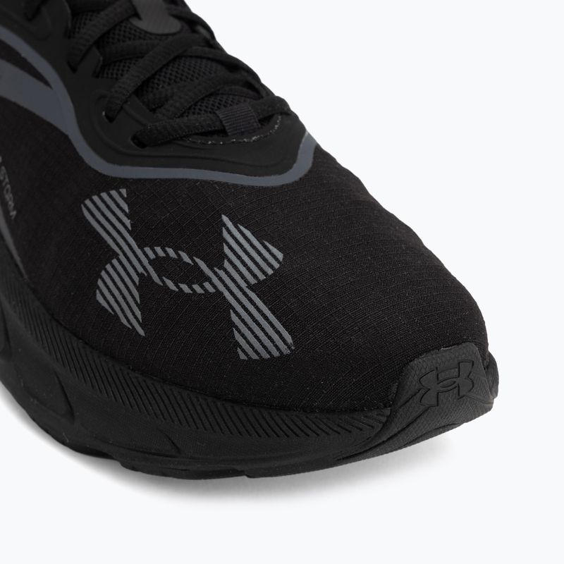 Scarpe da corsa uomo Under Armour Turbulence 3 Storm black/castlerock/metallic gun metal 7