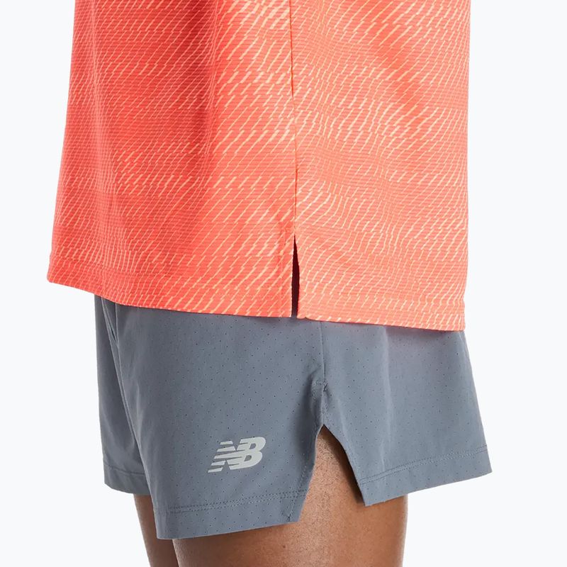 T-shirt running uomo New Balance Sport Essentials Printed red 5