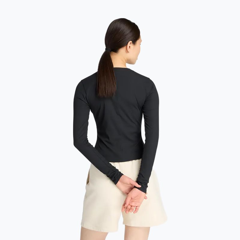 New Balance Micro-Rib Longsleeve donna nero 2