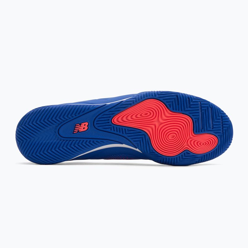New Balance Tekela Team Low V5 IN scarpe da calcio blu 4