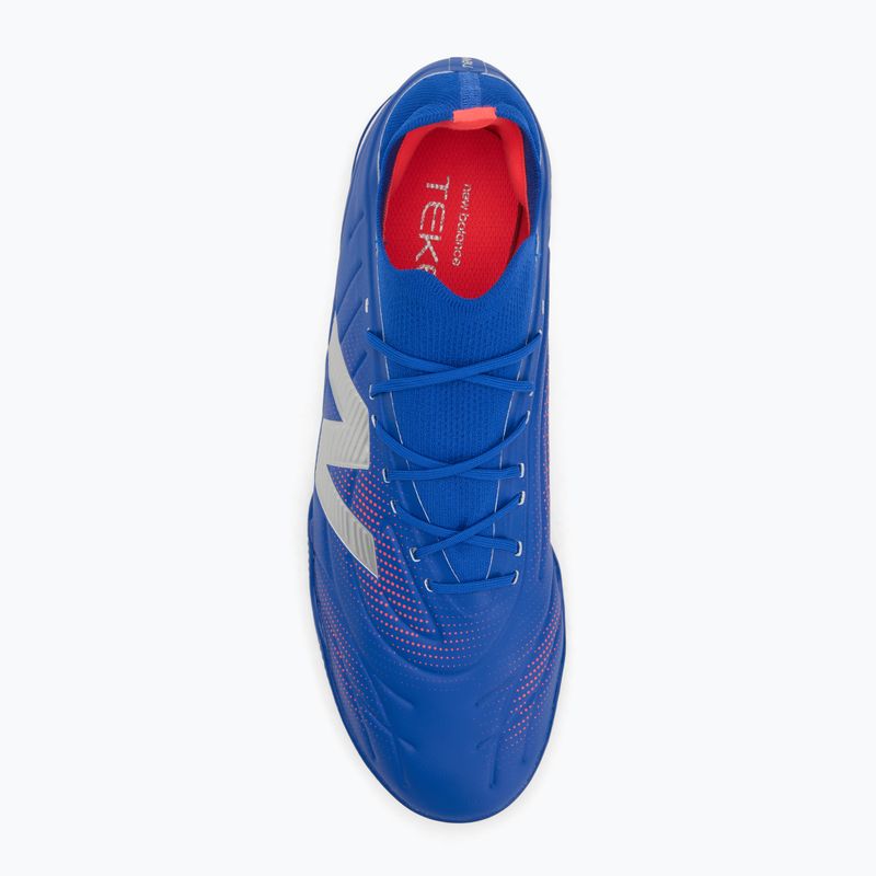New Balance Tekela Team Low V5 IN scarpe da calcio blu 5