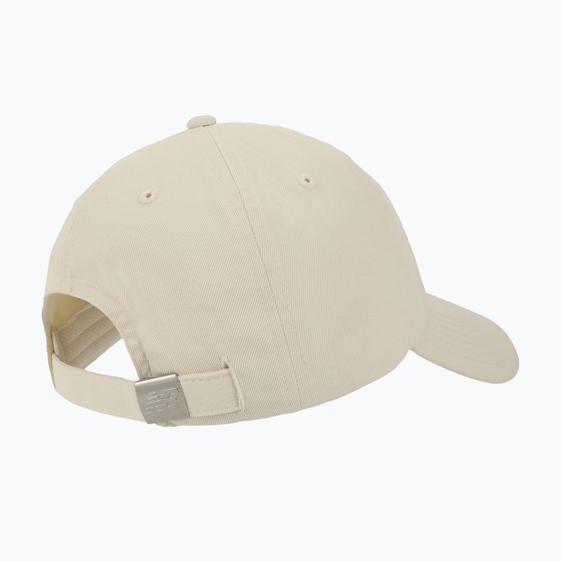 Cappellino con visiera da donna New Balance 6 Panel Linear Logo linen lin 2