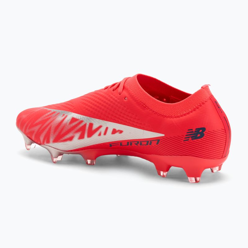 New Balance Furon Pro V8 FG scarpe da calcio rosse 3