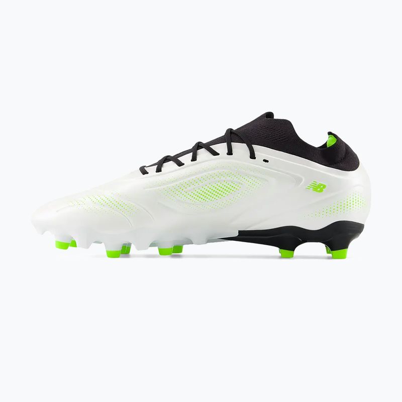 New Balance Tekela Team Low V5 FG scarpe da calcio bianche 10