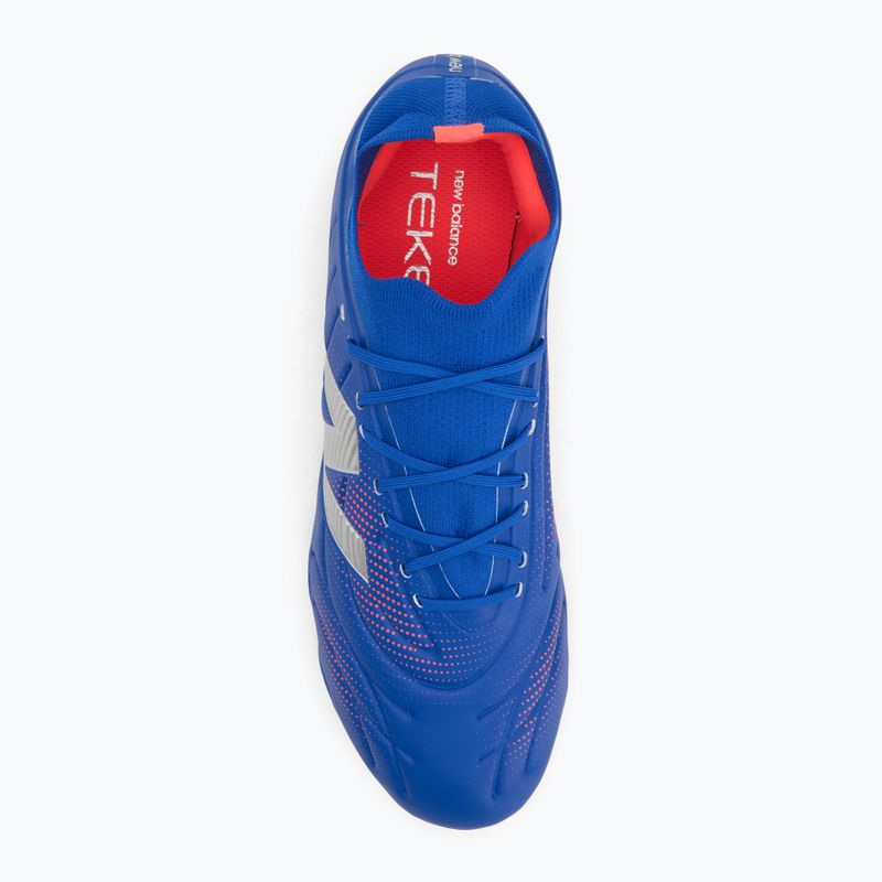 New Balance Tekela Team Low V5 FG scarpe da calcio blu 5