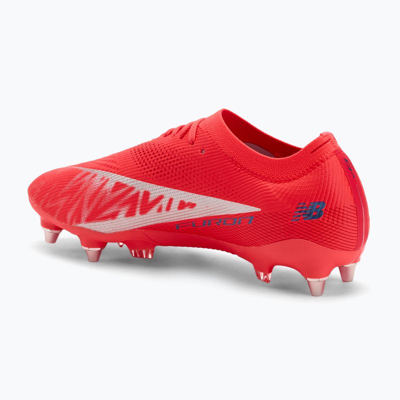 Scarpe da calcio New Balance Furon Elite V8 SG rosse 3