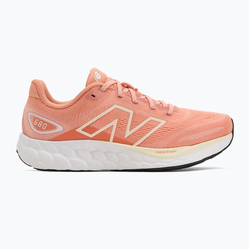 Scarpe da corsa da donna New Balance Fresh Foam 680 v8 pesca nettare 2
