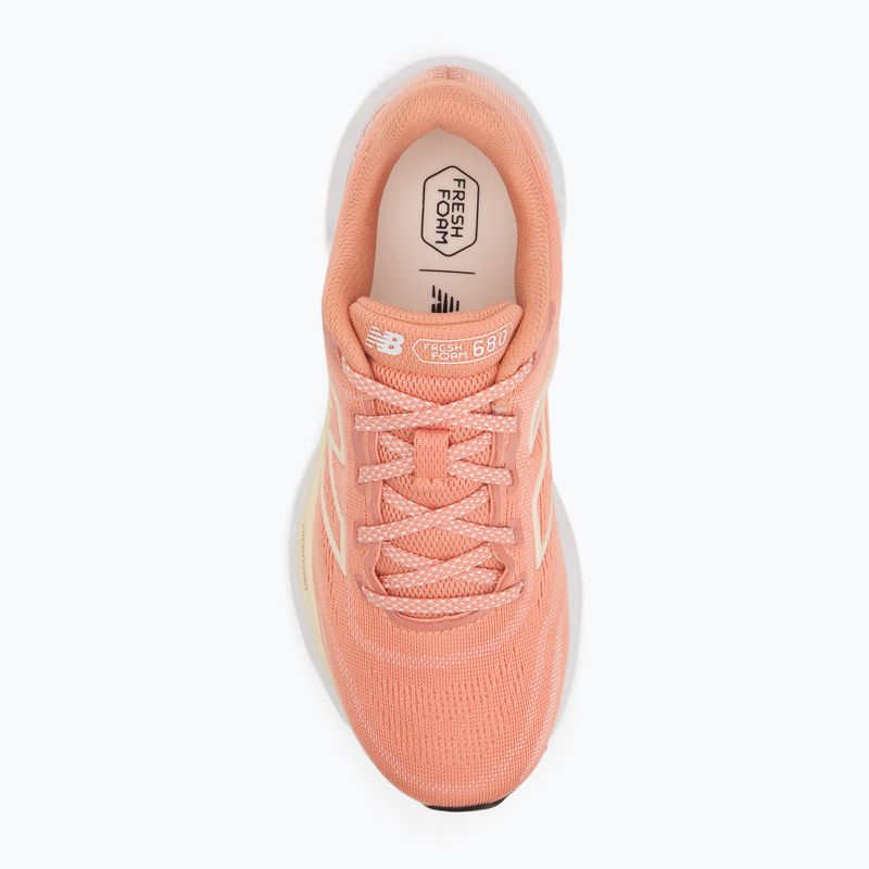 Scarpe da corsa da donna New Balance Fresh Foam 680 v8 pesca nettare 5
