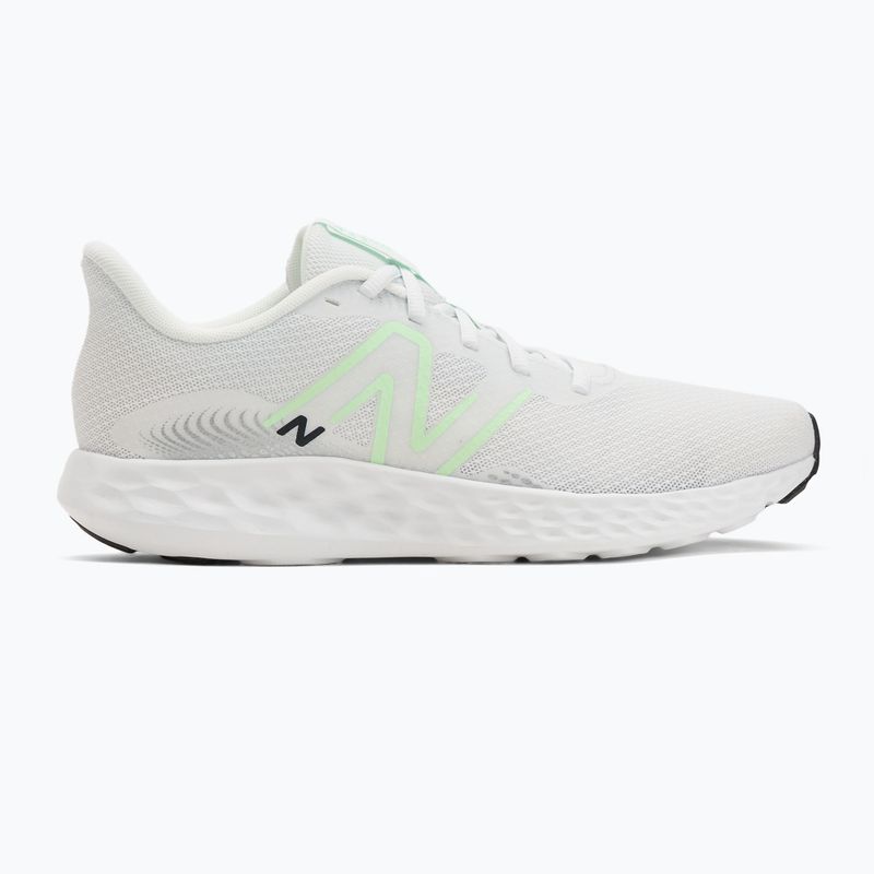 Scarpe da corsa da uomo New Balance Fresh Foam 411's V3 bianche 2