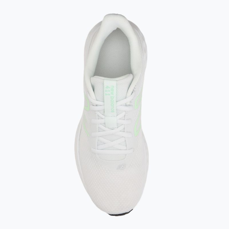 Scarpe da corsa da uomo New Balance Fresh Foam 411's V3 bianche 5