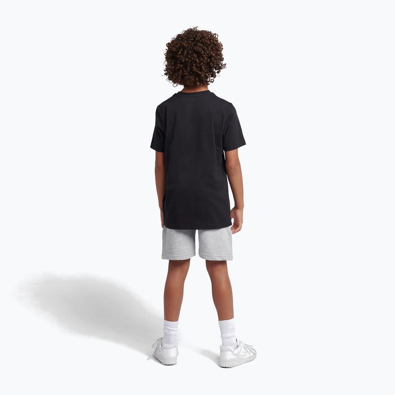 Set bambino New Balance Stacked Logo Tee & FT Short nb caviar 2
