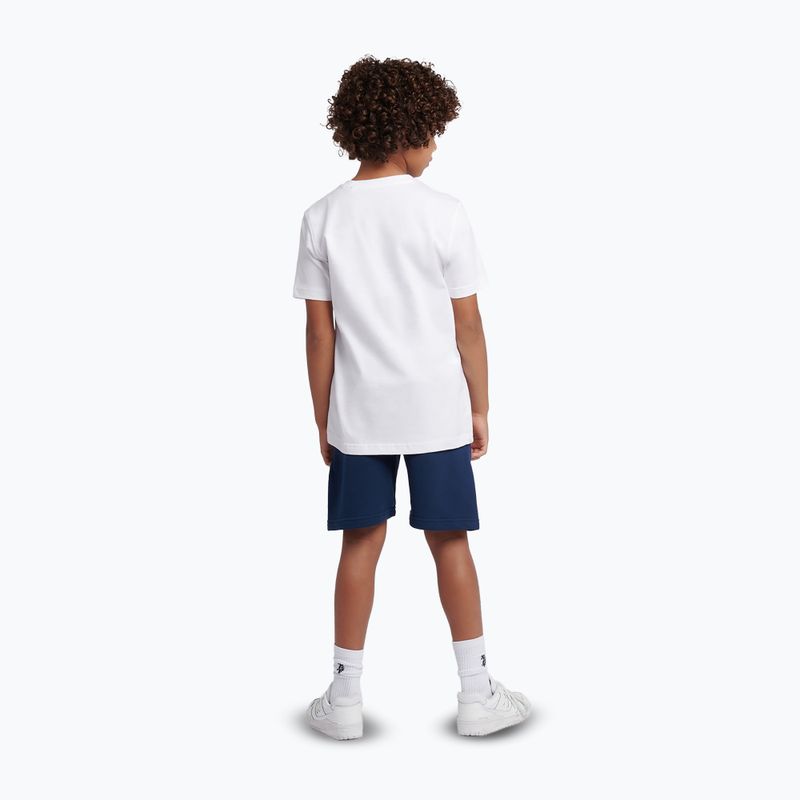 Set bambino New Balance Stacked Logo Tee & FT Short nb bright white 2