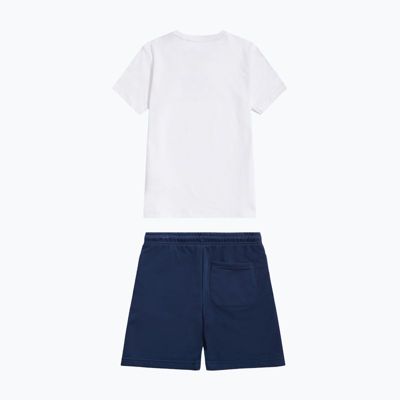 Set bambino New Balance Stacked Logo Tee & FT Short nb bright white 9