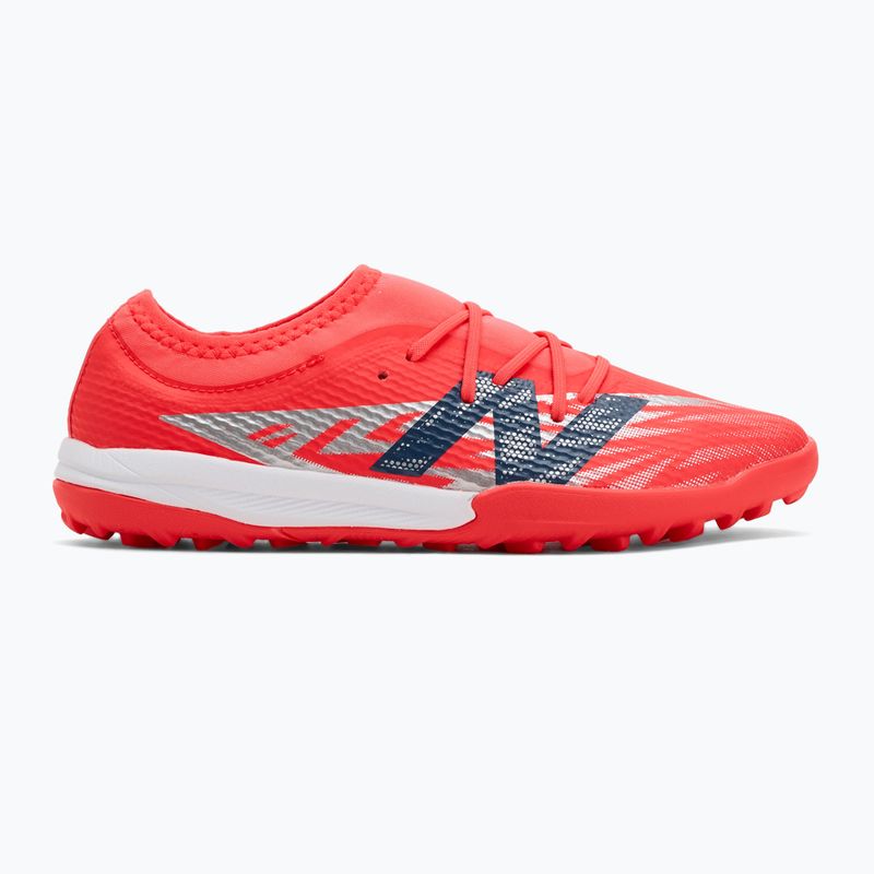 Scarpe da calcio per bambini New Balance Furon Team V8 Jr TF rosso 2