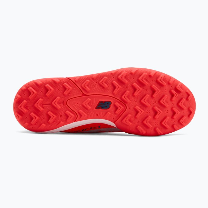 Scarpe da calcio per bambini New Balance Furon Team V8 Jr TF rosso 4